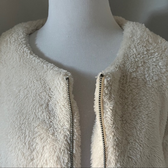 Zip Up Teddy Coat - Picture 2 of 5